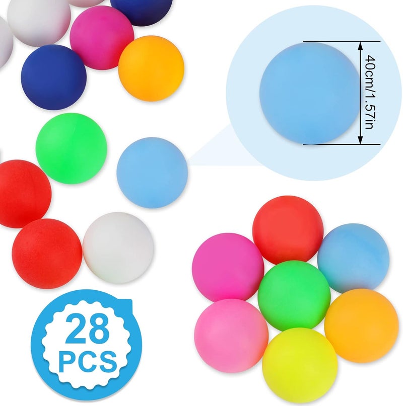 Guirnd 28 Pcs 40mm Ping Pong Balls for Table Tennis, Games, Arts, Kids, and Pet Toys - Image 2